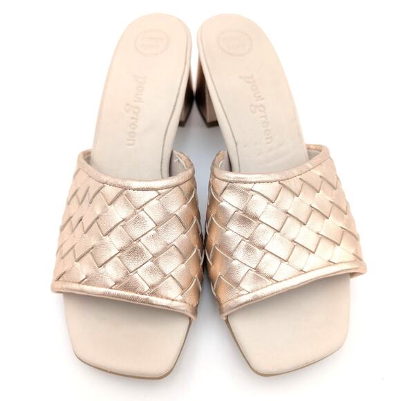 Paul Green Tisha Slide Sandal Women's Rosato Nappa Metallic Size US7/UK4.5 EU38 - Picture 10 of 13